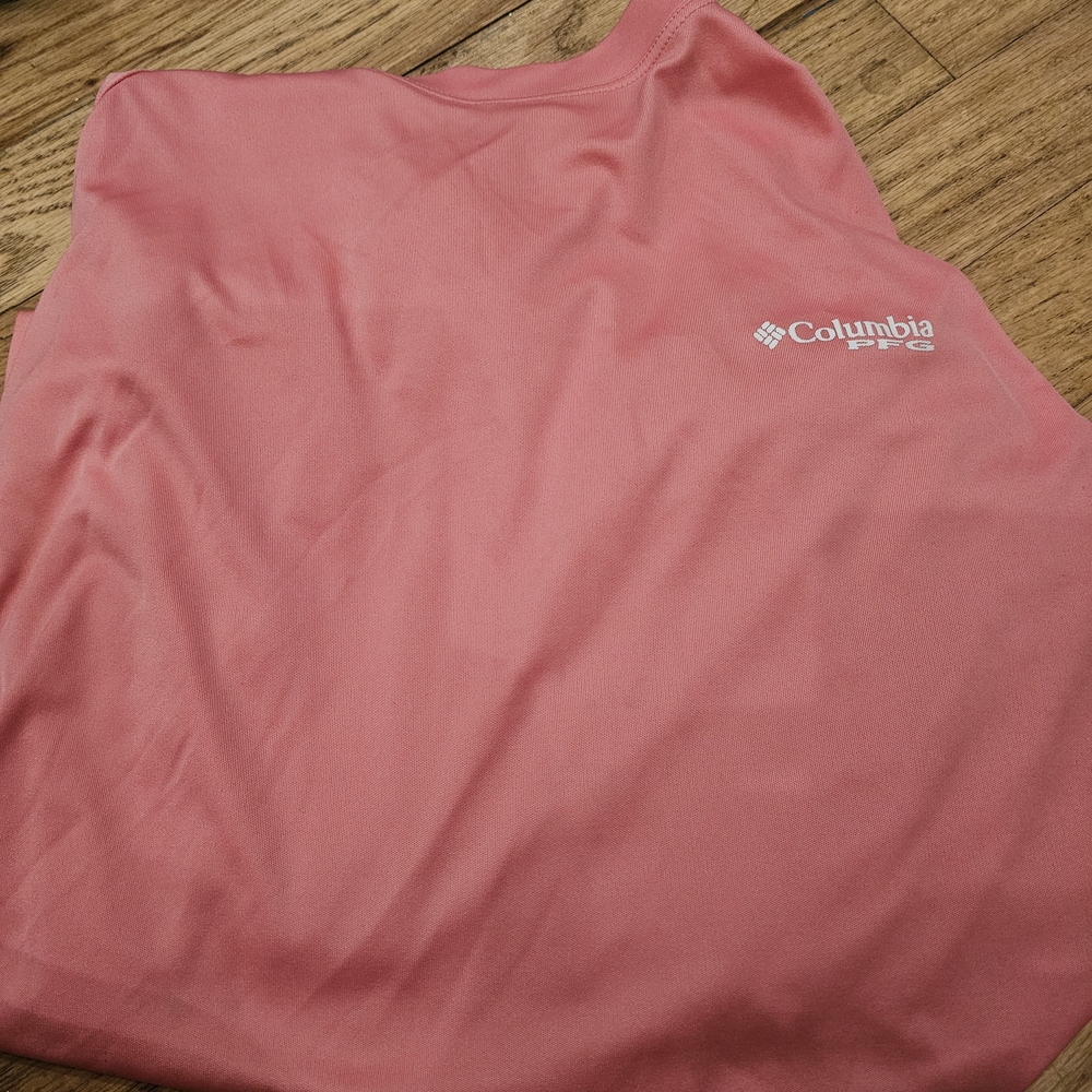 Columbia Pink Sleeveless Polo Tank Top